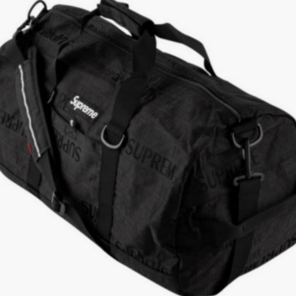 Supreme Cordura Duffle Bag Black BOGO FW SS 18 19